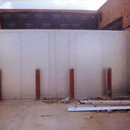 Walk-In Contruction: Wall Constructed